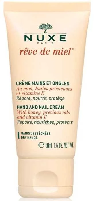 Nuxe Rankų ir nagų kremas „Rêve de Miel® Hand and nail cream“, 50 ml