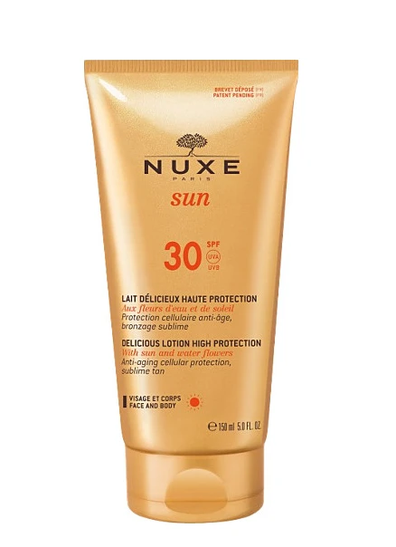 "Nuxe Sun" veido ir kūno losjonas su apsauga nuo saulės Spf30 150ml