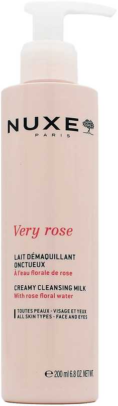 „Nuxe Very Rose“ kreminis makiažo valiklis pienelis, 200 ml