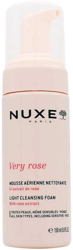 „Nuxe Very Rose Light“ valomosios putos, 150 ml