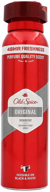 Old Spice Original kūno purškiklis 150 ml, 3 vnt. pakuotėje