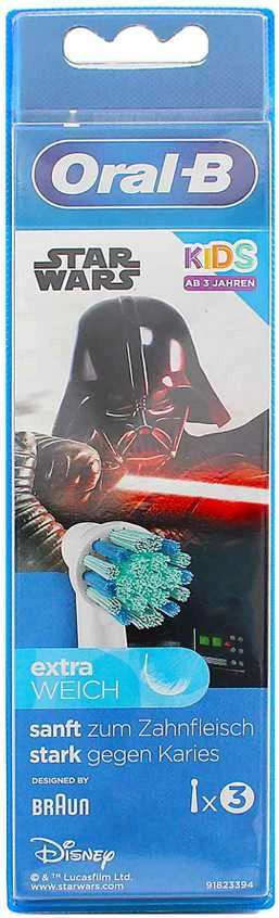 Oral-B Kids Heads Star Wars Replacement Dantų šepetėlis Head