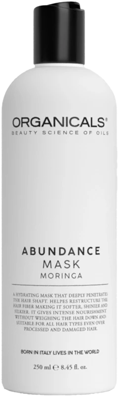 Organicals Abundance Restructuring Mask Moringa kaukė sausiems ir pažeistiems plaukams, 250 ml
