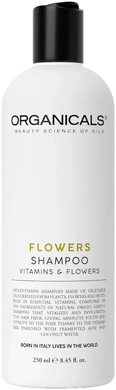 Organicals Flowers & Vitamins Šampūnas gaivinamasis šampūnas plaukams, 250 ml