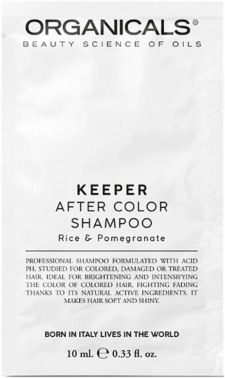 Organicals KEEPER After Color Šampūnas Rice & Pomegranate 10ml