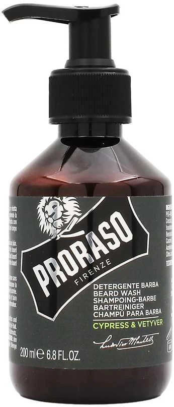 Proraso Cypress & Vetyver Barzdos šampūnas, 200 ml