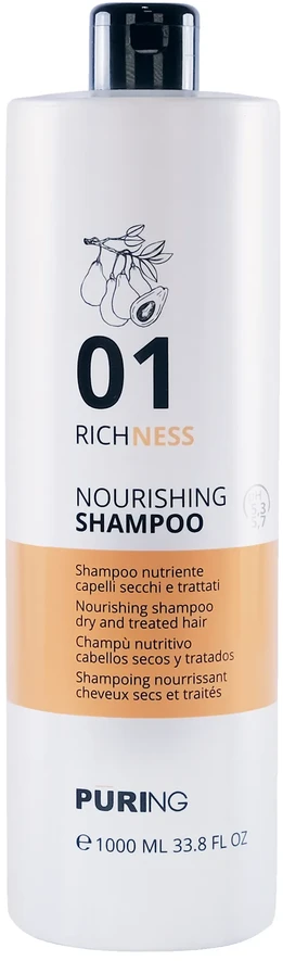 PURING 01 Richness maitininantis Šampūnas 1000ml