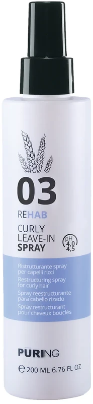 Purling PURING 03 Rehab Skirtas garbanotiems plaukams Leave-In Purškiklis 200ml