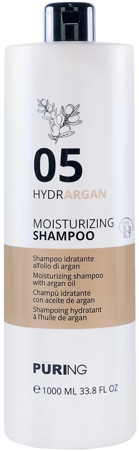 PURING 05 Hydrargan Moisturizing Šampūnas 1000ml