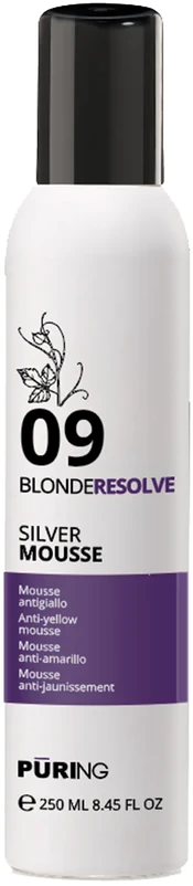 PURING 09 BlondeResolve Sidabrinis Mousse 250ml