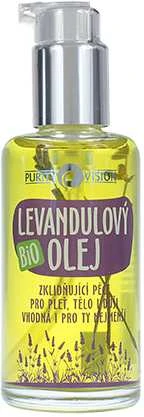 Purity Vision Bio Lavender Oil kūno aliejus su levandomis, 100 ml