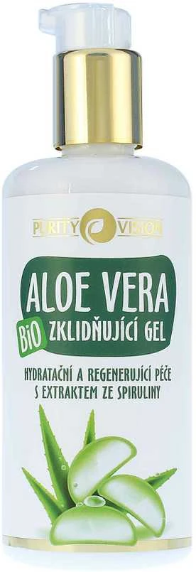Purity Vision Aloe Vera Bio Soothing Gel Unisex kūno geliai, 200 ml