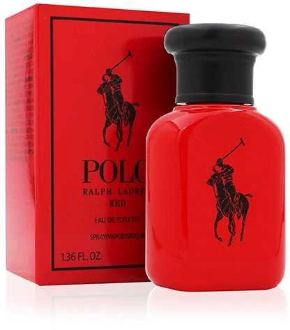 Ralph Lauren Polo Raudona EDT tualetinis vanduo vyrams, 40 ml