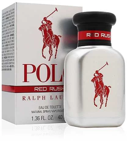 Ralph Lauren Polo Raudona Rush EDT tualetinis vanduo vyrams, 40 ml