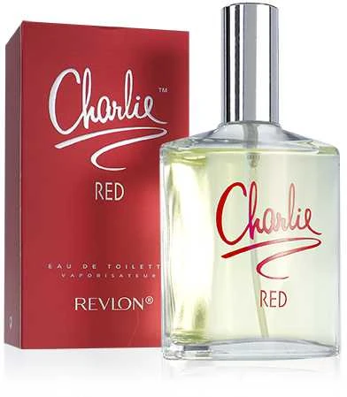 Revlon Charlie Raudona tualetinis vanduo su purškikliu 100ml