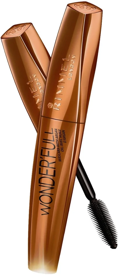 "Rimmel London Wonderfull With Argan" blakstienų tušas 001 Juodas