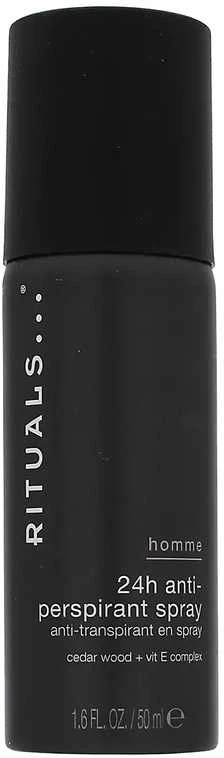 Rituals Homme antiperspirantas 50 ml juodame flakone