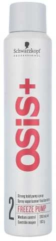 Stiprios fiksacijos plaukų lakas Schwarzkopf Professional OSIS + Freeze Pump (3) 200 ml