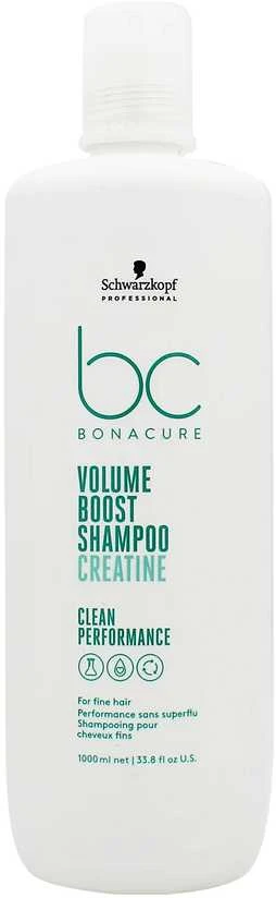 Šampūnas didinantis plaukų apimtį Schwarzkopf Bonacure Volume Boost Šampūnas Creatine 1000ml