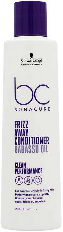 Schwarzkopf Professional BC Bonacure Frizz Away Conditioner kondicionierius nepaklusniems plaukams, 200 ml
