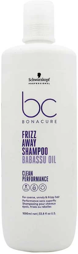 Plaukų šampūnas Schwarzkopf Professional Bonacure Frizz Away with Babassu Oil Šampūnas 1000ml