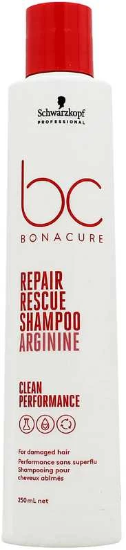Atkuriamasis plaukų šampūnas Schwarzkopf Bonacure Repair Rescue Šampūnas Arginine 250ml