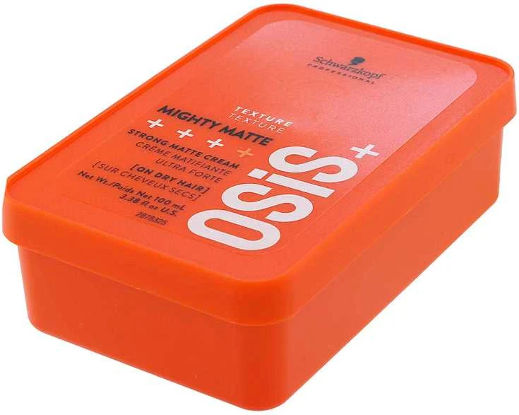 Stiprios fiksacijos plaukų kremas Schwarzkopf Professional OSIS + Mighty Matte 100 ml