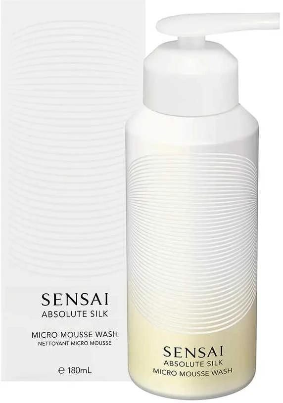 "Sensai Absolute Silk Micro Mousse" Putų pavidalo veido prausiklis 180ml