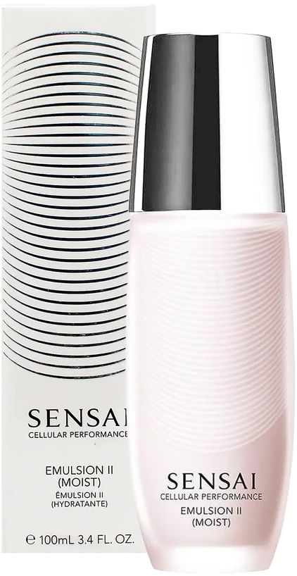 "Sensai Cellular Performance Emulsion II Moist" Drėkinamoji veido emulsija sausai odai 100 ml