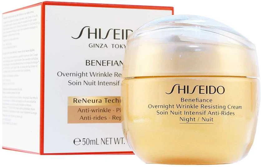 „Shiseido Benefiance“ naktinis veido kremas nuo raukšlių, 50 ml