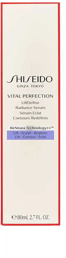 Shiseido Vital Perfection Liftdefine Radiance Serum senėjimo požymius koreguojantis serumas veidui, 80 ml
