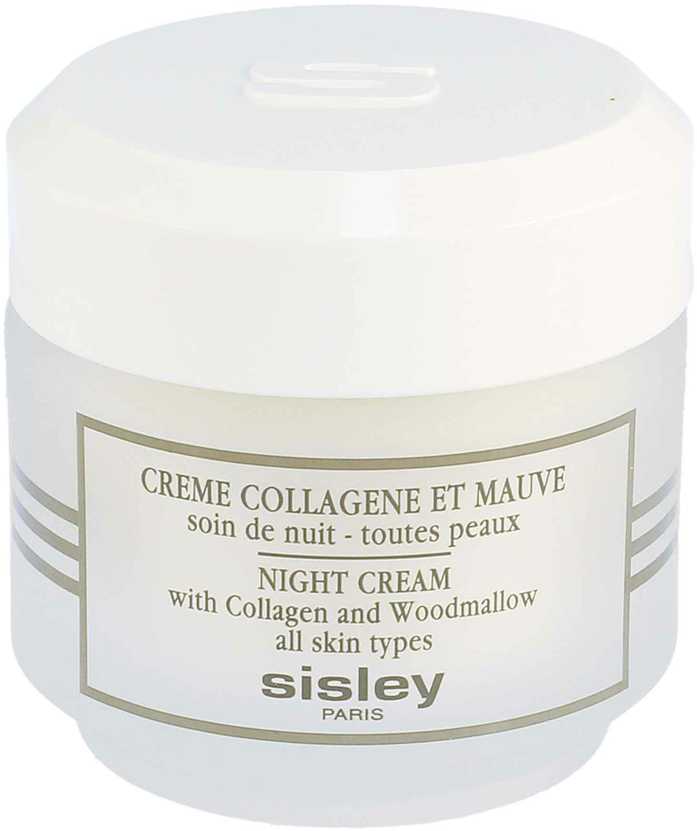 Sisley Night Kreminis with Collagen and Woodmallow veido kremas su kolagenu ir dedešvomis, 50 ml