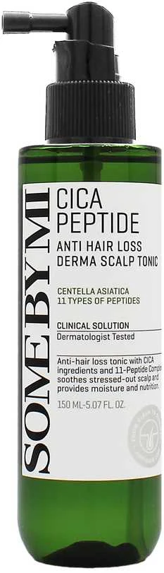 „Some By Mi Cica Peptide Anti Hair Loss Derma Scalp Tonikas“ nenuplaunama plaukų priežiūra, 150 ml