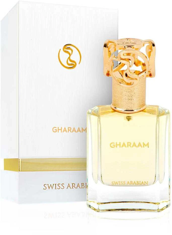 Lattafa Swiss Arabian Gharaam EDP parfumuotas unisex vanduo, 50 ml