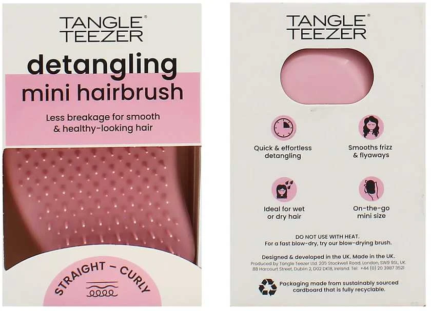 Tangle Teezer Original Mini Millenial Rožinė 1 U