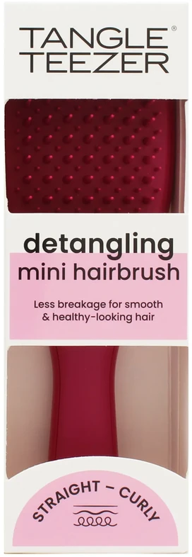 Tangle Teezer Mini Ultimate Detangler elektrinis plaukų šepetys su aviečių skoniu