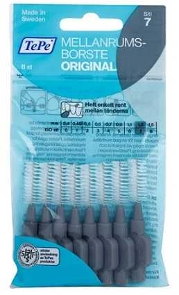 TePe Original Interdental 1,3 mm tarpdančių šepetėliai, 8 vnt.