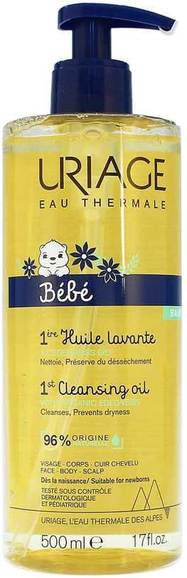 Uriage "Bébé Baby" sauskelnių srities valomoji priemonė (1st Oleothermal Liniment) 500 ml