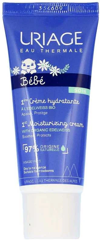 Uriage Bébé 1st Moisturizing Kreminis Day Kreminis vaikams, 40 ml