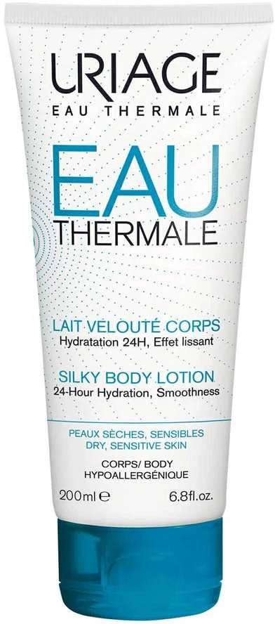 Uriage Eau Thermale Silky Losjonas kūnui drėkinamasis kūno losjonas sausai ir jautriai odai, 200 ml