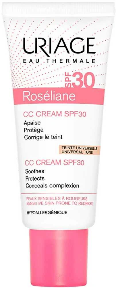 URIAGE, ROSELIANE CC toninis koreguojamasis apsauginis kremas su SPF30+, 40ml, Spalva: Medium