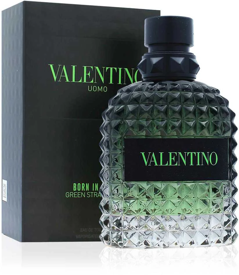 Valentino Uomo Born In Roma Žalias Stravaganza EDT tualetinis vanduo vyrams, 100 ml