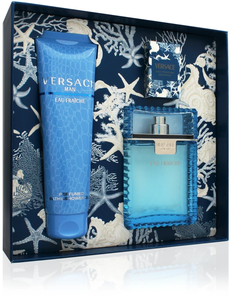 Set Versace Eau Fraiche EDT 100ml + Dušo želė 150ml + EDT 5ml