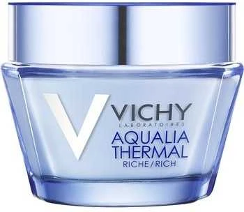 Vichy Aqualia Thermal Rich 48H Hydration drėkinamasis veido kremas sausai odai, 50 ml