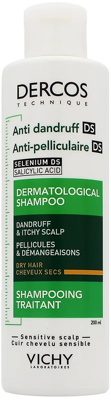 "Vichy Dercos" šampūnas nuo pleiskanų Plaukų pleiskanojimas 200ml