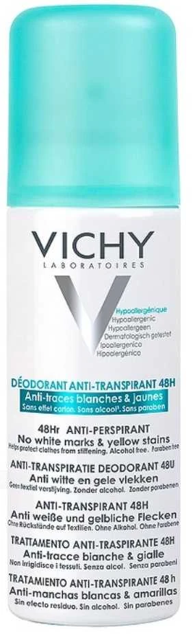 Vichy No Trace Anti-Perspirant Moteriškas dezodorantas, 125 ml