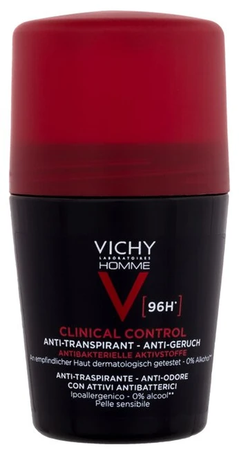 Vichy Homme Clinical Control 96H Detranspirant Rolle Rutulinis dezodorantas vyrams, 50 ml