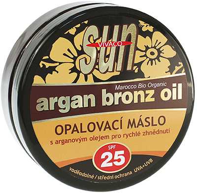 „Vivaco Sun Vital“ įdegio sviestas su BIO argano aliejumi SPF 25