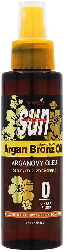 Vivaco Sun Argan Bronz Oil Sun Losjonas kūnui unisex, 100 ml