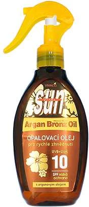 „Vivaco Sun Vital“ apsauginis aliejus nuo saulės su organiniu argano aliejumi SPF 10, 200 ml